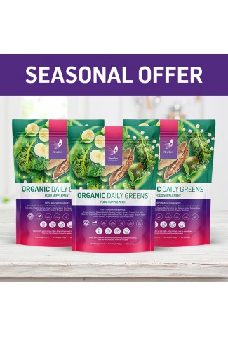 Seasonal offer - x3 Organic Daily Greens - Normal SRP £133.68